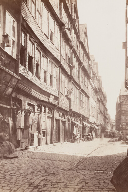 Carl Friedrich Mylius, Frankfurt am Main: Jews' Lane, 1865 – 1870. Mit freundlicher Genehmigung des Museums Städel