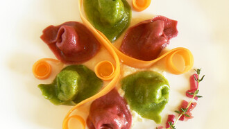 Cappelletti vegan colorati   