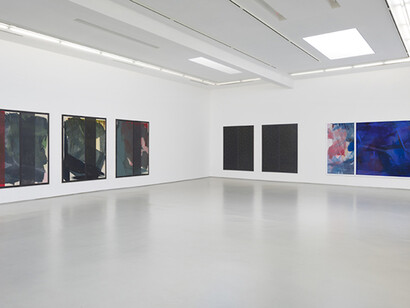 Egan Frantz. The Oat Paintings, Exhibition view. Courtesy of Roberts & Tilton