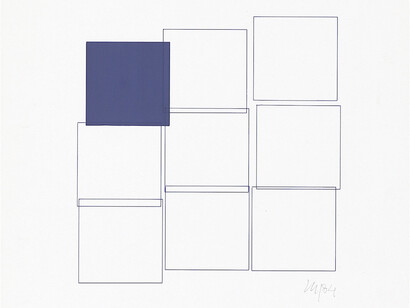 Vera Molnar. Courtesy of DAM Gallery