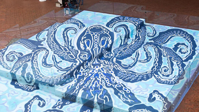 Shallow iridescence, exhibition view. Courtesy of the Australian National Maritime Museum