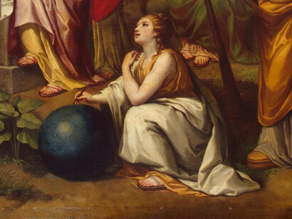 Anton Raphael Mengs, Parnaso, particolare, Museo Statale Ermitage, San Pietroburgo
