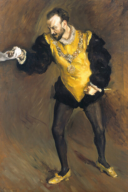Max Slevogt, Der schwarze d’Andrade, 1903. Mit freundlicher Genehmigung der Hamburger Kunsthalle