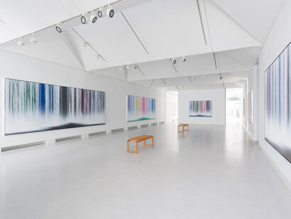 Hiroshi Senju, There Is Still A Light, 2023, installation view. Courtesy of Sundaram Tagore Gallery, London