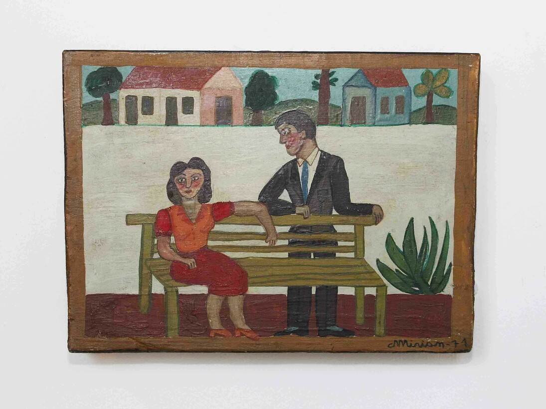 Mirian Inês da Silva, sem título, 1971, óleo sobre madeira, 20 x 26,5 cm ©Germana Monte-Mór