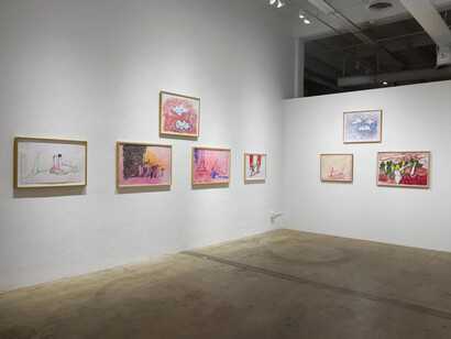 Kathleen Henderson, Clappers, exhibition view. Courtesy of Track 16 Gallery