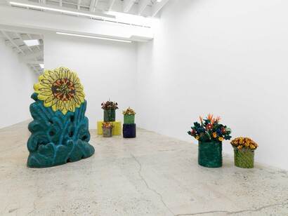 Anabel Juárez, From sunrise to sunset, exhibition view. Courtesy of Anat Ebgi 