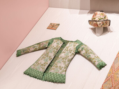 MAK schausammlung textilien und teppiche, ausstellungsansicht. Mit freundlicher genehmigung des MAK