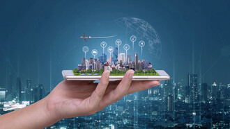 Representación grafica de una «smart city»