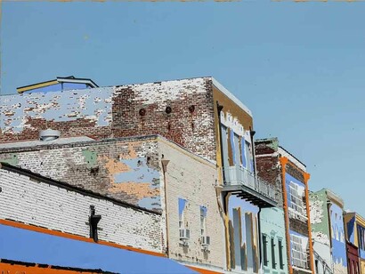 Beth Davila Waldman, When the levee breaks no. 4 (detail), 2025. Courtesy of Launch LA
