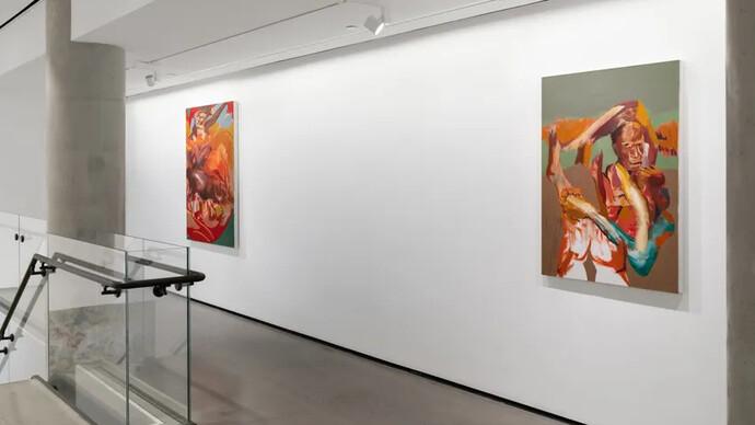 Fidelis Joseph and Juan Manuel Salas, Palimpsest, exhibition view. Courtesy of C24 Gallery
