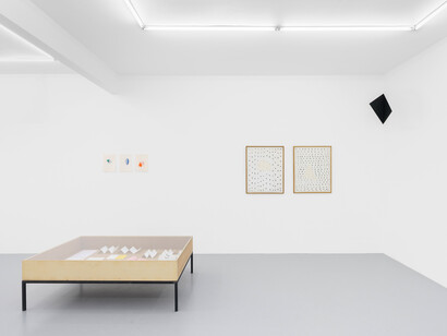 Bernard Villers, Collage, décollage, recollage, exhibition view. Courtesy of Irène Laub Gallery