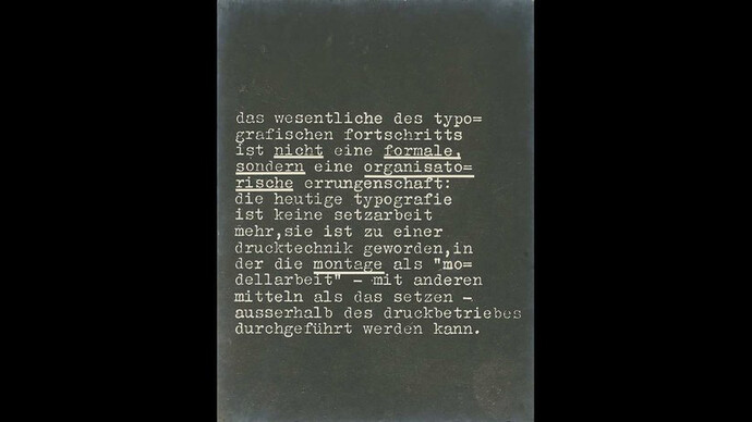 László Moholy-Nagy and New Typography. Courtesy of Kunstbibliothek