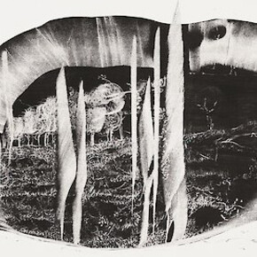 Gerhard Altenbourg, Night and Presence, 1984, 39,5 x 53,3 cm, © VG Bild-Kunst Bonn, 2017