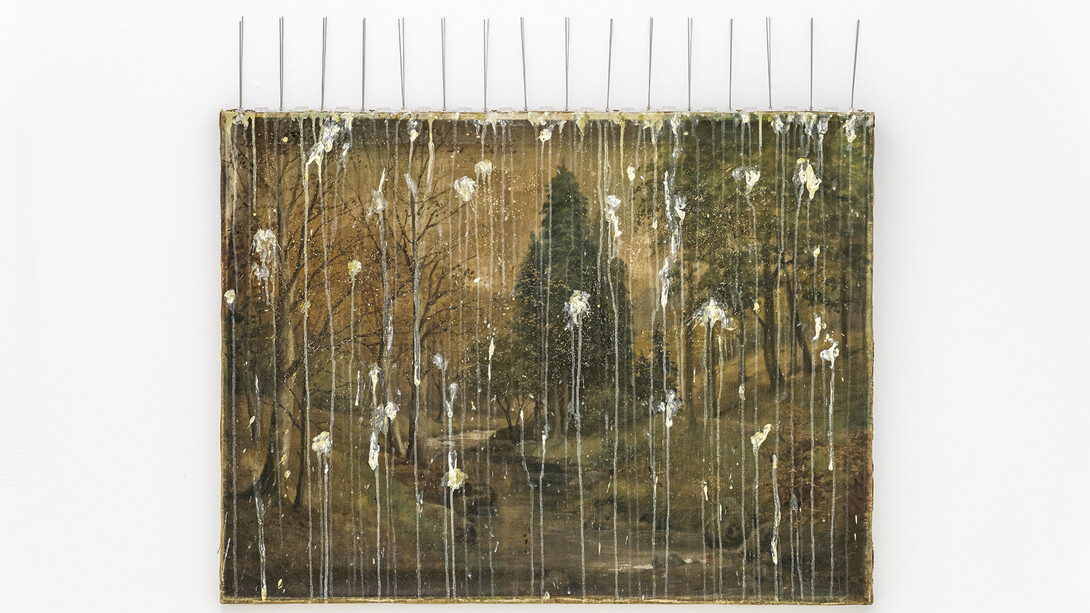 Choi Jimok, Action landscape (series) - pigeon. Courtesy of Gallery Baton