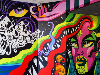 Bloodline, the return, exhibition view. Courtesy of Dunedin Public Art Gallery