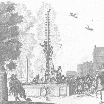 Death penalty: execution of Cornelius and Johan de Witt, Hague, Netherlands, 1672