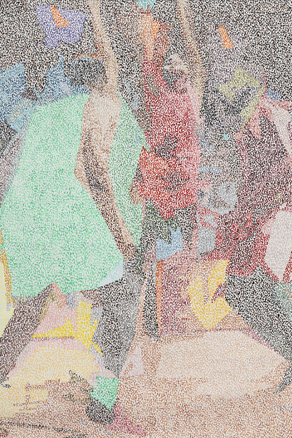 Alioune Diagne, Bokk po, universal game (detail), 2024. Courtesy of Templon