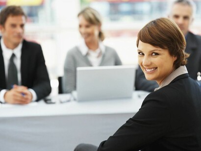 Una chica en un proceso de selección