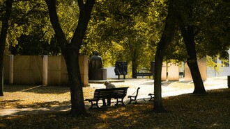 Un hombre con pinta de señor de clase media aparece un día en el parque de una urbanización de clase media y nada en él llama la atención