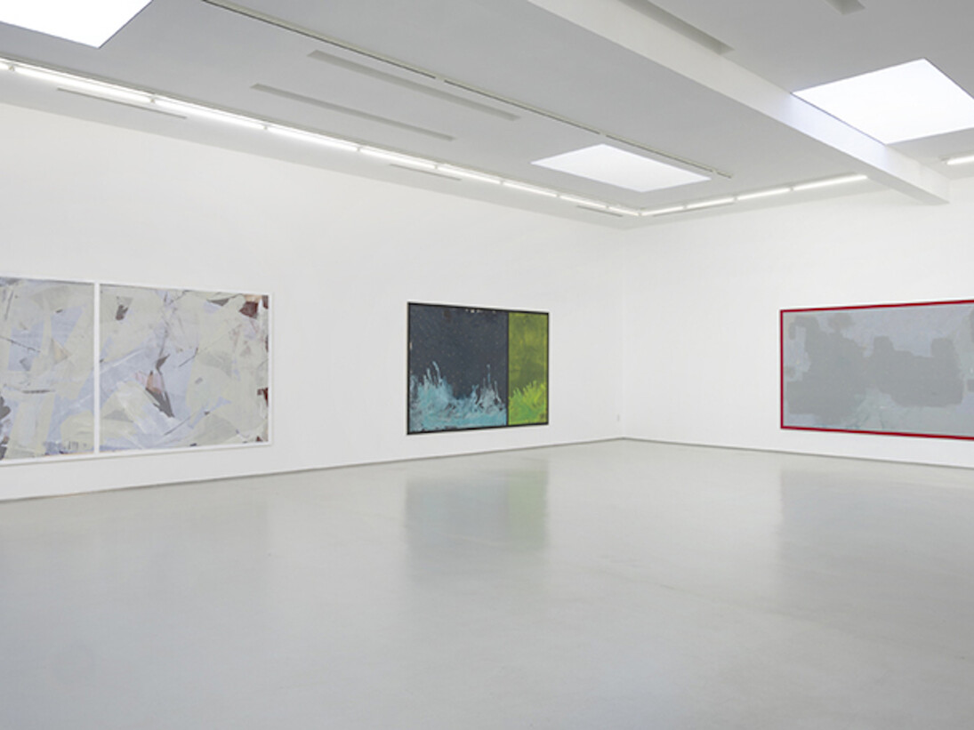 Egan Frantz. The Oat Paintings, Exhibition view. Courtesy of Roberts & Tilton