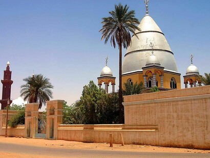 Omdurman, la tomba del Mahdi, leader della rivolta contro l'occupazione turco-egiziana