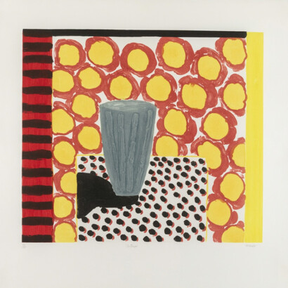William Crozier, Interior, Late 1990s, Carborundum, Courtesy of Flowers Gallery