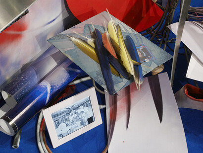 Camille Henrot, The Pale Fox (détail), 2014. Photo : Andy Keate