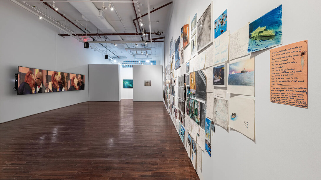 Claudia Bitrán, Titanic, a deep emotion, exhibition view. Courtesy of Cristin Tierney Gallery
