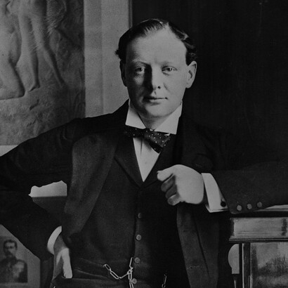 Winston Churchill supervisó la participación británica en el esfuerzo de guerra aliado contra las potencias del Eje