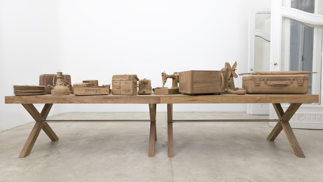 Sudarshan Shetty, Future remains, exhibition view. Courtesy of Galerie Krinzinger