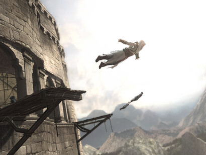 Saltar de uma montanha