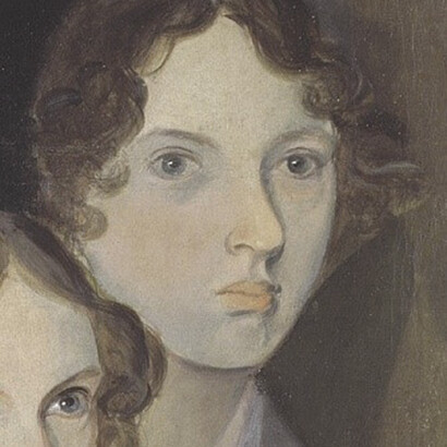 This beautifully rendered detail showcases Emily Brontë, captured in a painting by her talented brother, Patrick Branwell Brontë, allowing us a glimpse into the features and essence of the renowned author