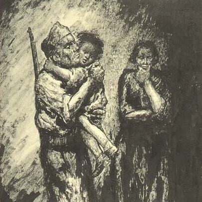 «A luchar por el hijo» (1938), Castelao