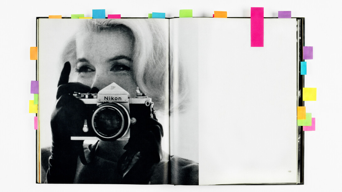 Anne Collier, Woman With A Camera (The Last Sitting, Bert Stern), 2009. Collection of Martin and Rebecca Eisenberg. Image courtesy the artist and Anton Kern Gallery, New York. 