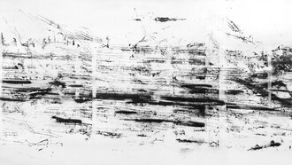 Riding Switch 3, acrylic and mixed media on canvas,  114x24cm