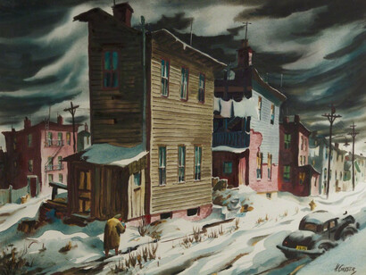 Alfred Mira, Greenwich Village, New York. Courtesy of Questroyal Fine Art