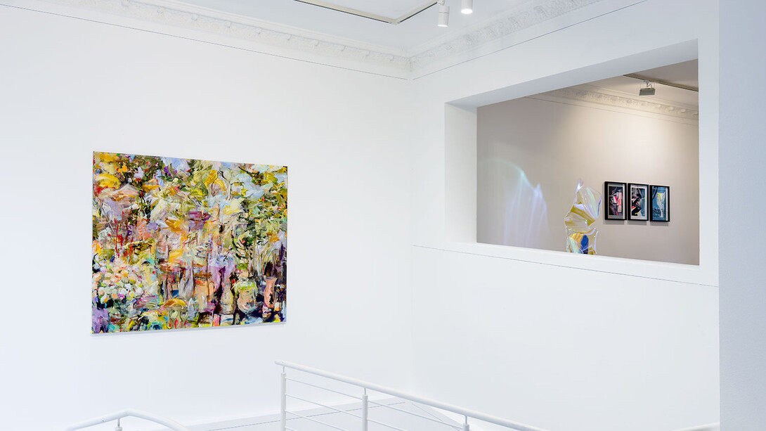 Various artists, La vie en rose, exhibition view. Courtesy of Luisa Catucci Gallery