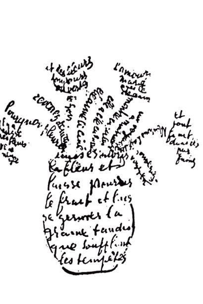 Guillaume Apollinaire, 'Calligramme'