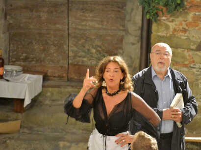 Un momento dello spettacolo