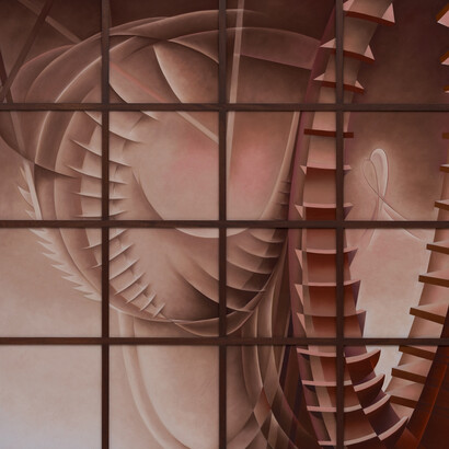 Charlotte Edey, Gauze (detail), 2025. Courtesy of James Cohan Gallery