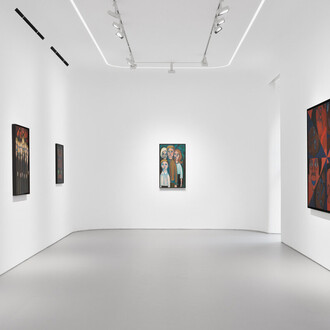 Spanning Ringgold, Faith Ringgold, exhibition view. Courtesy of Jack Shainman Gallery