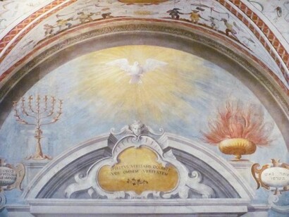 Peintures murales de la Bibliothèque Monumentale des Bénédictins de Parme