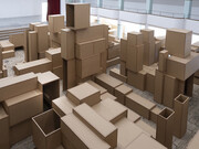 Antony Gormley, What holds us, vista della mostra. Cortesia di Galleria Continua