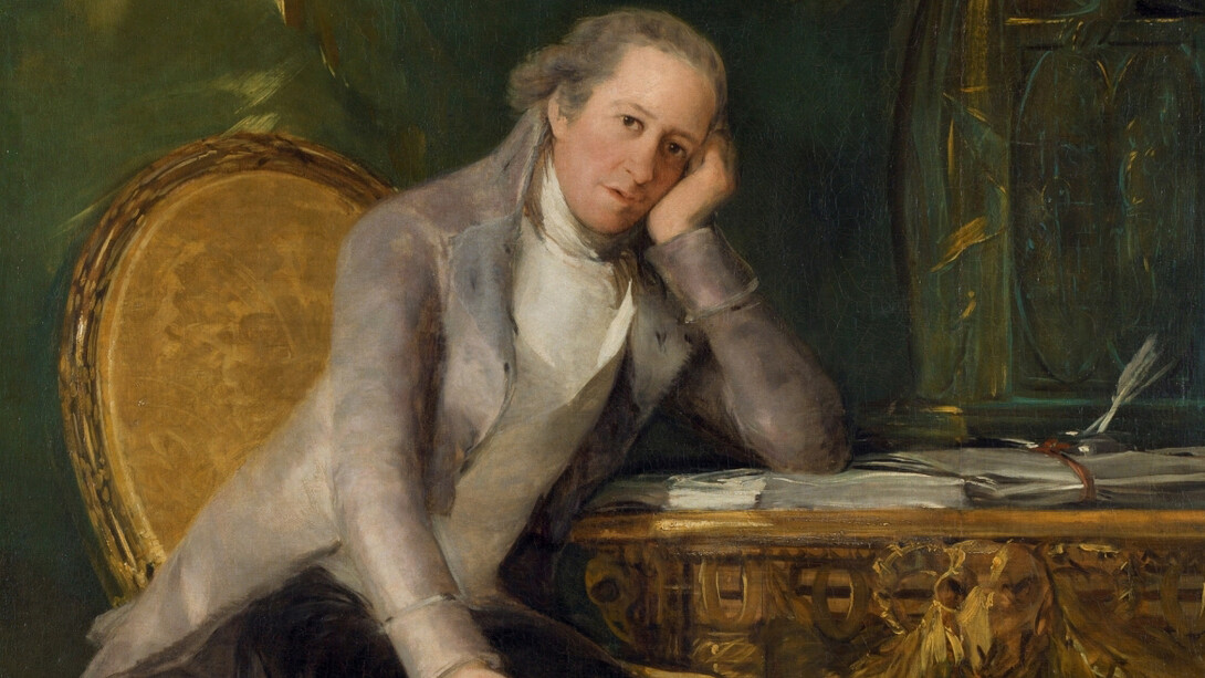 Francisco de Goya of Lucientes, Gaspar Melchor and Jovellanos (detail), 1798. Courtesy of Museo Nacional del Prado