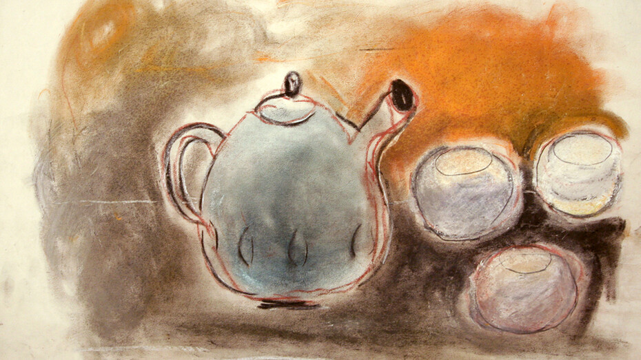 Isabella Ducrot, pastel and pigment on japanese paper, 46 x 63 cm