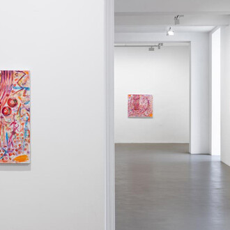 Jutta Koether, ŒuVreS réCenteS, vue d'exposition. Avec l'aimable autorisation de la Galerie Chantal Crousel