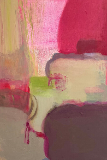 Patricia Spergel, Pink hour (Ojai), 2024. Courtesy of Garvey|Simon 