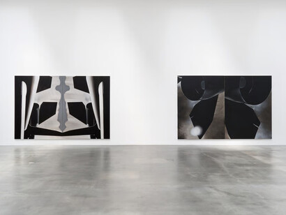 Wilhelm Sasnal, Aaasphalt, exhibition view. Courtesy of Blum Gallery