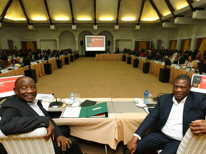 Delegates at the Cabinet Lekgotla on July 13, 2024, engage in critical dialogue to align their approach to domestic and international challenges under the new administration